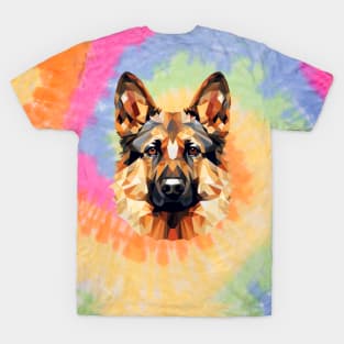 Geometric German Shepherd T-Shirt